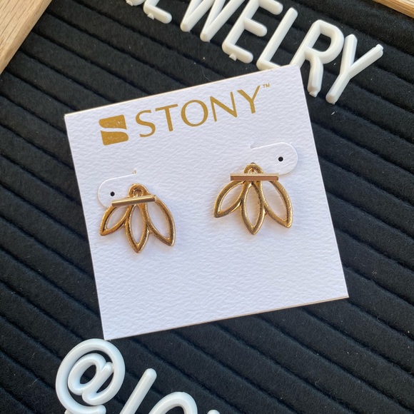 Lotus Earrings - Picture 2 of 11